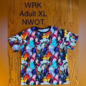 Wild Rich Kids, Disney Villains Tee, Adult XL